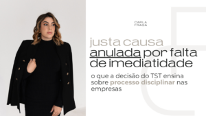 Capa do artigo sobre imediatidade da justa causa