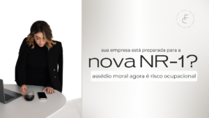 Capa do artigo sobre assédio moral na NR-1